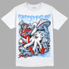 Jordan 9 Powder Blue DopeSkill T-Shirt Resist Graphic Streetwear - White