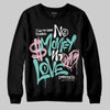 Jordan 11 Low "Igloo" DopeSkill Sweatshirt No Money No Love Typo Graphic Streetwear - Black