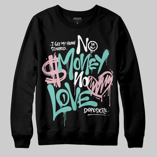 Jordan 11 Low "Igloo" DopeSkill Sweatshirt No Money No Love Typo Graphic Streetwear - Black