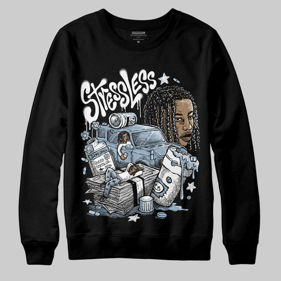 Jordan 40 “Blue Suede” DopeSkill Sweatshirt Stressless Graphic Streetwear - Black