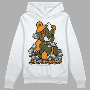 Jordan 5 "Olive" DopeSkill Hoodie Sweatshirt MOMM Bear Graphic Streetwear - White 