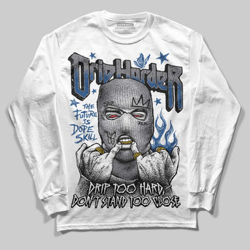 Jordan 9 Retro 'Flint Grey' 2026 DopeSkill Long Sleeve T-Shirt Drip Harder Graphic Streetwear - White