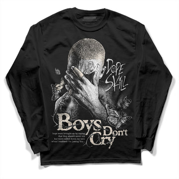 Dunk Low Cool Grey DopeSkill Long Sleeve T-Shirt Boys Don't Cry Graphic Streetwear - Black