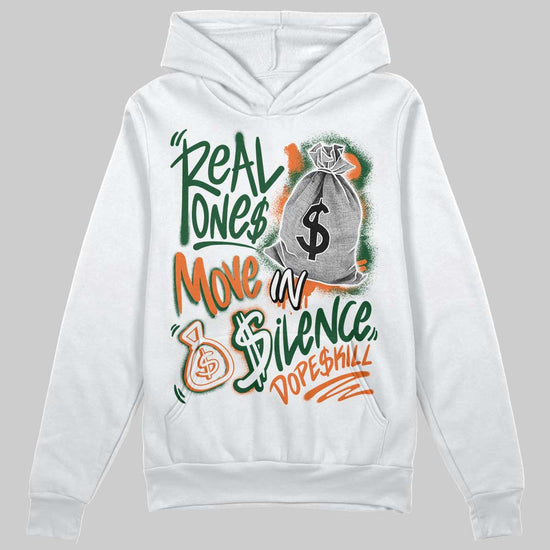SoleFly x Air Jordan 3 “Fruits Of Our Labor” DopeSkill Hoodie Sweatshirt Real Ones Move In Silence Graphic Streetwear - White