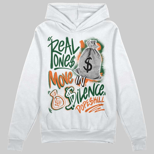 SoleFly x Air Jordan 3 “Fruits Of Our Labor” DopeSkill Hoodie Sweatshirt Real Ones Move In Silence Graphic Streetwear - White