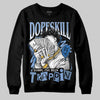 Jordan 4 WMNS 'Forget Me Not' DopeSkill Sweatshirt Sorry I've Been Trappin Graphic Streetwear - Black
