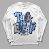 Jordan 5 Midnight Navy DopeSkill Long Sleeve T-Shirt Talk Is Chip Graphic Streetwear