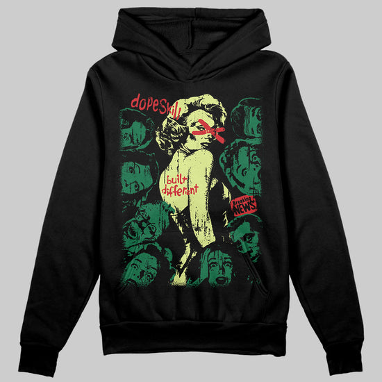 Foamposite Pro 'Pine Green' DopeSkill Hoodie Sweatshirt Built Different Graphic Streetwear - Black