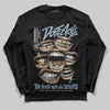 Jordan 40 “Blue Suede” DopeSkill Long Sleeve T-Shirt The Mouth With No Droughts Graphic Streetwear - Black