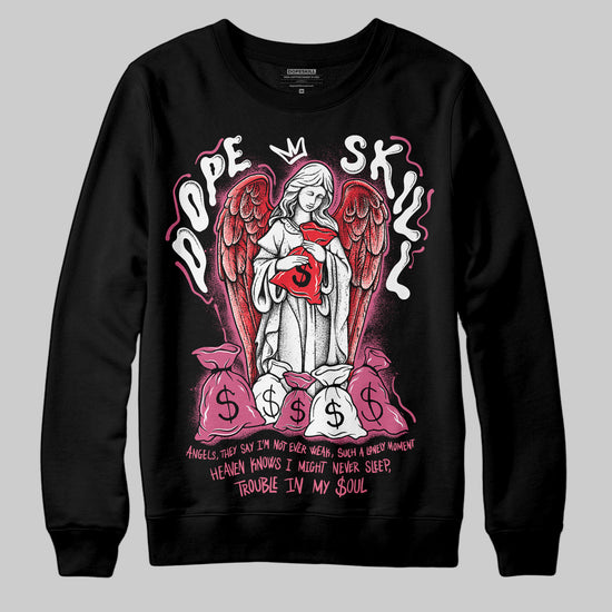 Diesel Pink S - Serendipity Pro-X1 Trainers DopeSkill Sweatshirt Angels Graphic Streetwear - Black