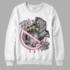 Dunk Low LX Pink Foam DopeSkill Sweatshirt Takin No L's Graphic Streetwear - White