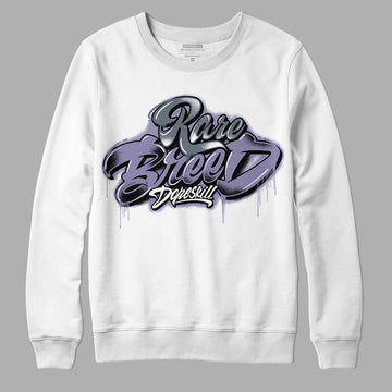 Jordan 5 Retro Low Indigo Haze DopeSkill Sweatshirt Rare Breed Type Graphic Streetwear - White