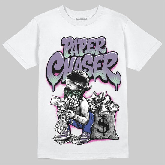Jordan 1 Retro Low OG Zion Williamson Voodoo Alternate DopeSkill T-Shirt Paper Chaser Boy Graphic Streetwear - White 