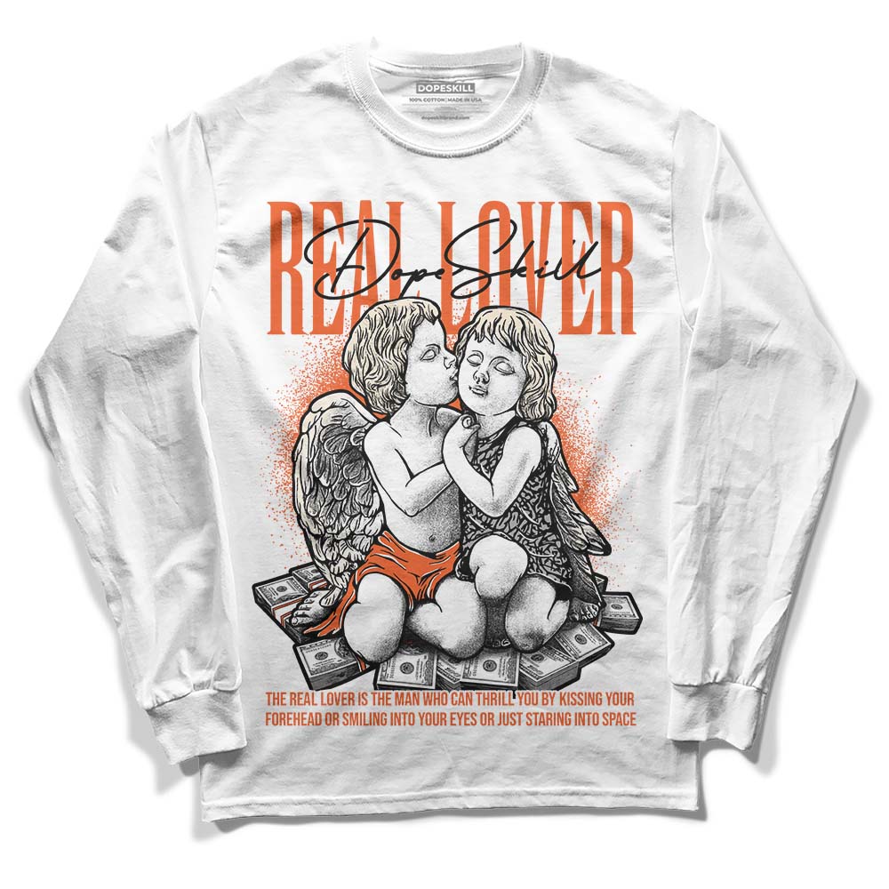 Jordan 3 Georgia Peach DopeSkill Long Sleeve T-Shirt Real Lover Graphic Streetwear - White