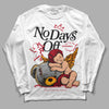 Jordan 7 Retro Cardinal DopeSkill Long Sleeve T-Shirt New No Days Off Graphic Streetwear - White