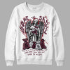 Jordan 5 Retro Burgundy (2023) DopeSkill Sweatshirt Angels Graphic Streetwear - White