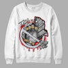 Jordan 2 Retro "Black Cement" DopeSkill Sweatshirt Takin No L's Graphic Streetwear - White