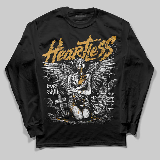 Jordan 11 "Gratitude" DopeSkill Long Sleeve T-Shirt Heartless Graphic Streetwear - Black