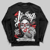 Black and White Sneakers DopeSkill Long Sleeve T-Shirt Living My Best Life Graphic Streetwear - Black