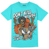 Dunk Low “Miami Dolphins” DopeSkill Tahiti Blue T-shirt Don't Kill My Vibe Graphic Streetwear 