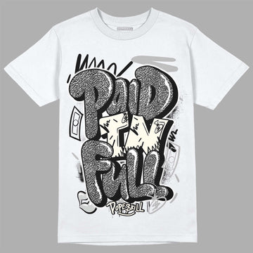 Jordan 3 “Off Noir” DopeSkill T-Shirt New Paid In Full Graphic Streetwear - White