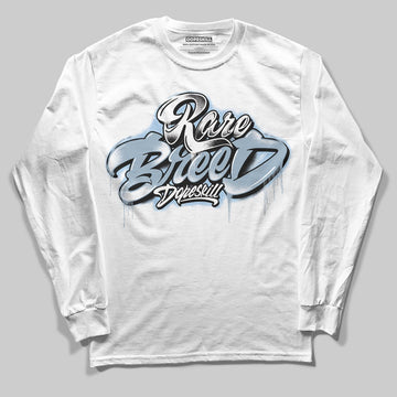 Jordan 40 “Blue Suede” DopeSkill Long Sleeve T-Shirt Rare Breed Type Graphic Streetwear - White