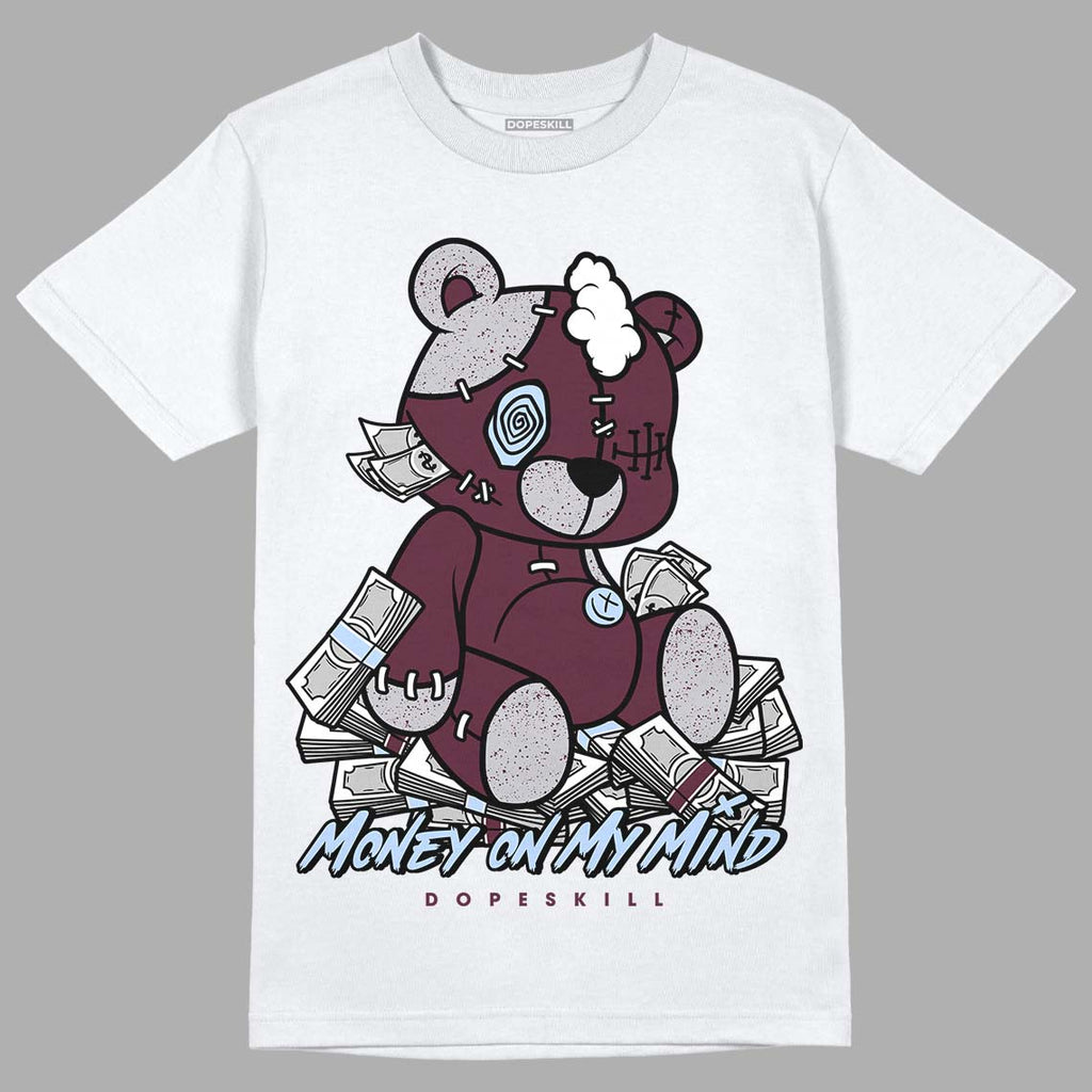 Jordan 5 Retro Burgundy (2023) DopeSkill T-Shirt MOMM Bear Graphic Streetwear - White