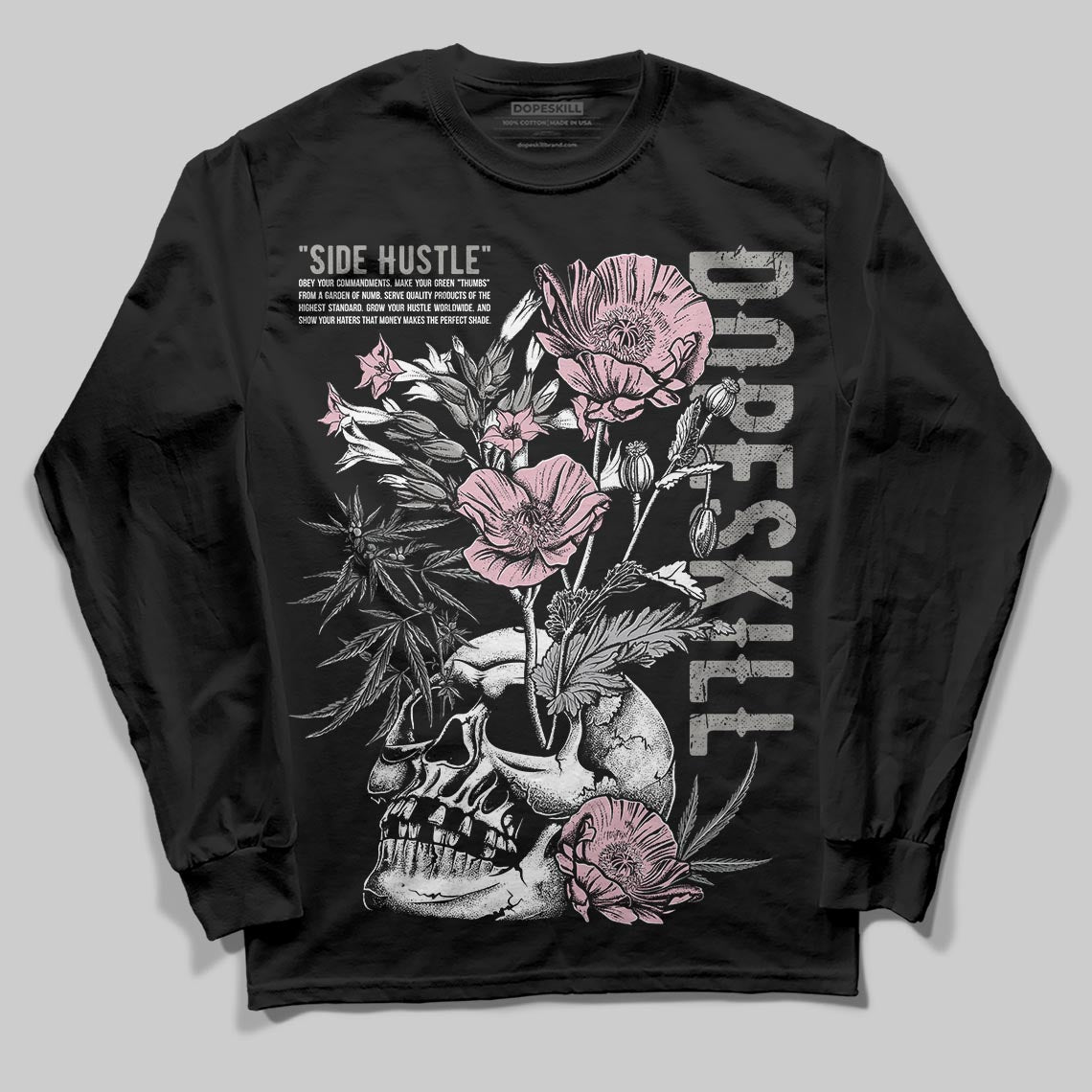 Air Max 95 OG “Pink Foam” DopeSkill Long Sleeve T-Shirt Side Hustle Graphic Streetwear - Black