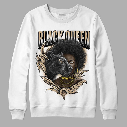 TAN Sneakers DopeSkill Sweatshirt New Black Queen Graphic Streetwear - White