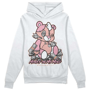 Jordan 11 Low “Legend Pink” DopeSkill Hoodie Sweatshirt MOMM Bear Graphic Streetwear - White