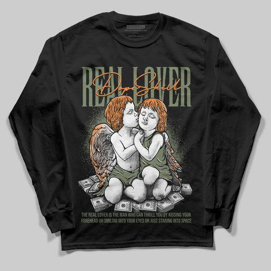 Jordan 4 Retro OG SP Undefeated (2025) DopeSkill Long Sleeve T-Shirt Real Lover Graphic Streetwear - Black