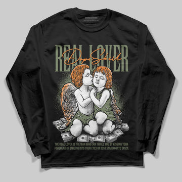 Jordan 4 Retro OG SP Undefeated (2025) DopeSkill Long Sleeve T-Shirt Real Lover Graphic Streetwear - Black