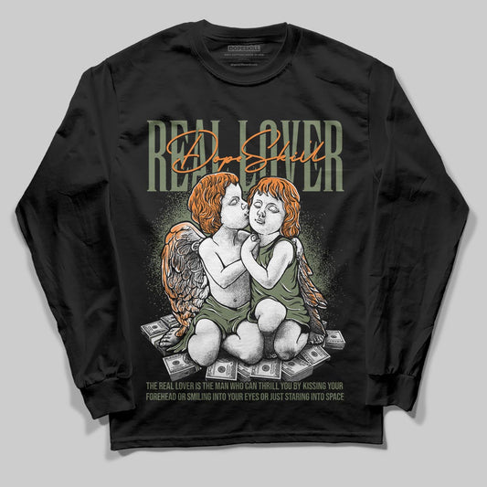 Jordan 4 Retro OG SP Undefeated (2025) DopeSkill Long Sleeve T-Shirt Real Lover Graphic Streetwear - Black