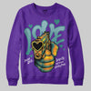 Jordan 5 OG “Grape” DopeSkill Sweatshirt Love Shot Graphic Streetwear - Purple
