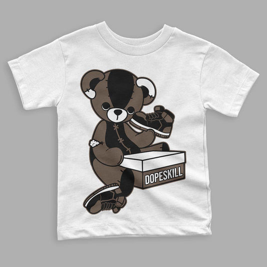 Jordan 1 Retro High OG Palomino DopeSkill Toddler Kids T-shirt Sneakerhead BEAR Graphic Streetwear - White