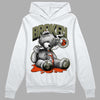 Olive Sneakers DopeSkill Hoodie Sweatshirt Sick Bear Graphic Streetwear - White