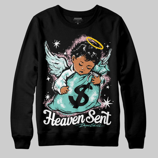 Jordan 11 Low "Igloo" DopeSkill Sweatshirt Heaven Sent Graphic Streetwear - Black