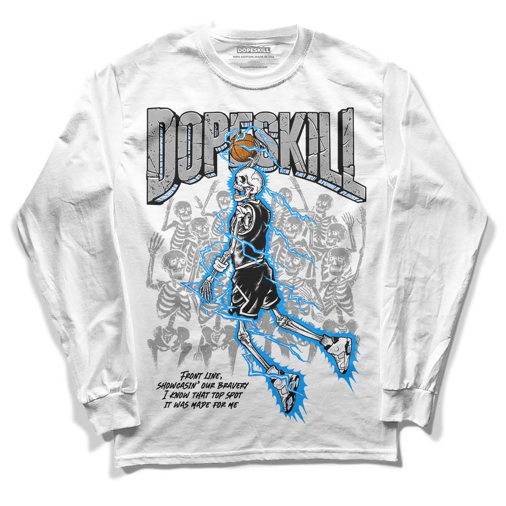 Jordan 6 “Reverse Oreo” DopeSkill Long Sleeve T-Shirt Thunder Dunk Graphic Streetwear - White