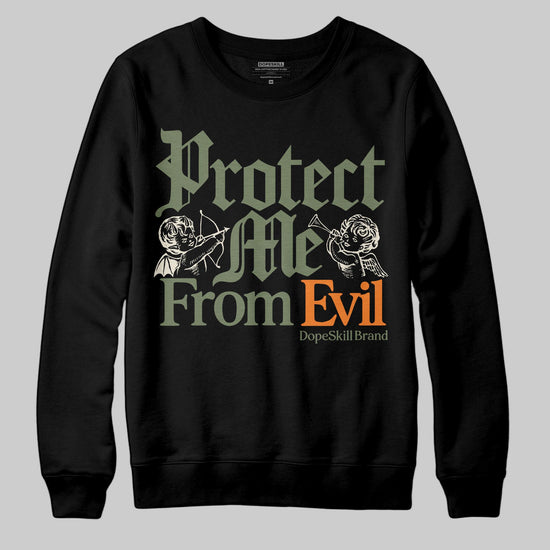 Jordan 4 Retro OG SP Undefeated (2025) DopeSkill Sweatshirt Protect Me From Evil Graphic Streetwear - black