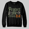 Jordan 4 Retro OG SP Undefeated (2025) DopeSkill Sweatshirt Protect Me From Evil Graphic Streetwear - black