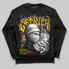 Yellow Sneakers DopeSkill Long Sleeve T-Shirt New Get Rich Graphic Streetwear - Black