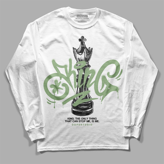 Jordan 4 Retro “Seafoam” DopeSkill Long Sleeve T-Shirt King Chess Graphic Streetwear - White 