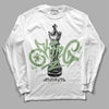 Jordan 4 Retro “Seafoam” DopeSkill Long Sleeve T-Shirt King Chess Graphic Streetwear - White 