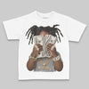 Jordan 5 Retro Wolf Grey (2026) DopeSkill Toddler Kids T-shirt Rich Youth Graphic Streetwear - White