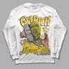 Jordan 4 Retro “Vivid Sulfur” DopeSkill Long Sleeve T-Shirt Get Rich Graphic Streetwear - White 