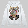 TAN Sneakers DopeSkill Hoodie Sweatshirt At The Top Graphic Streetwear - White 