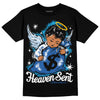 Jordan 11 Low “Space Jam” DopeSkill T-Shirt Heaven Sent Graphic Streetwear - Black