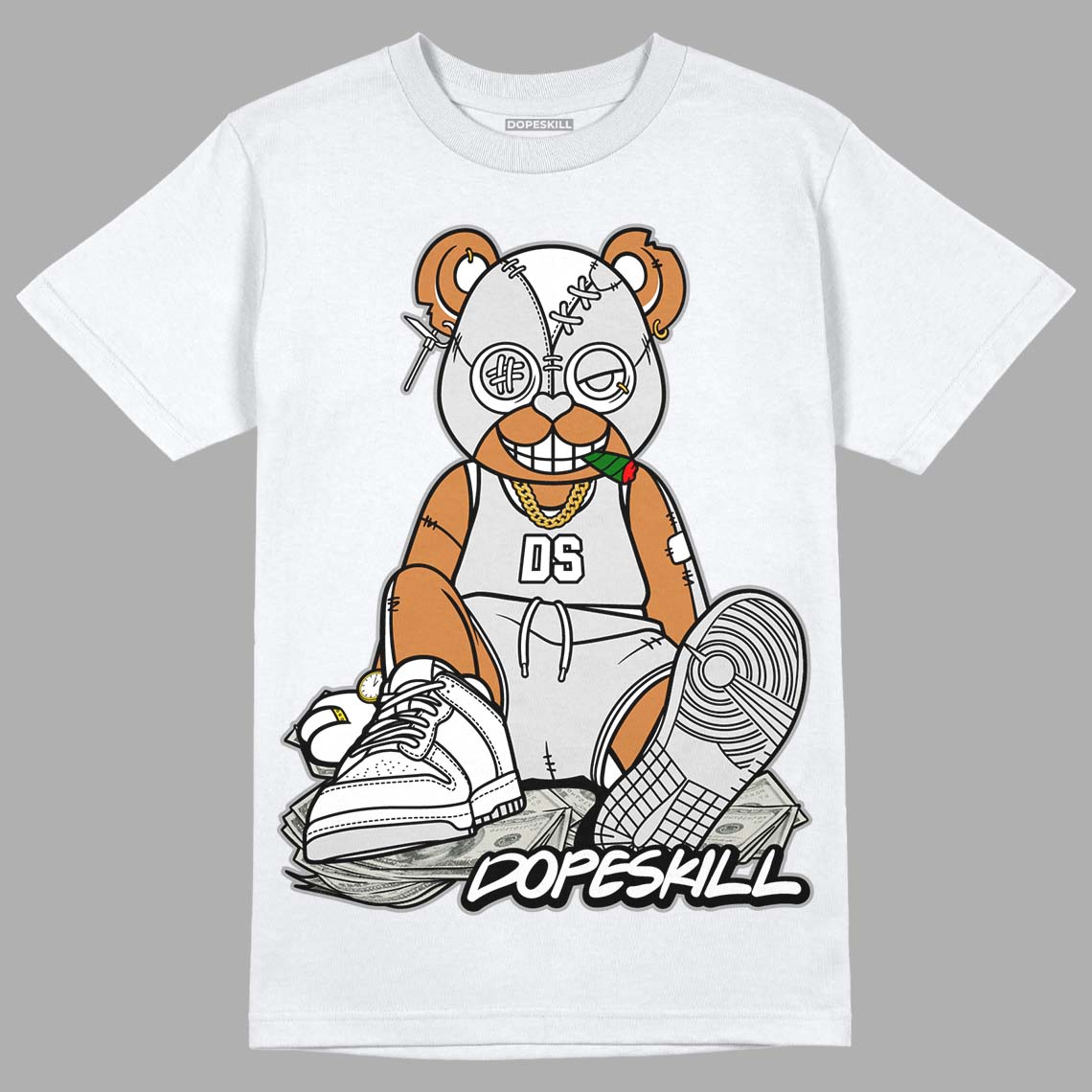 Dunk Low ‘Pure Platinum’ DopeSkill T-Shirt Greatest Graphic Streetwear - White