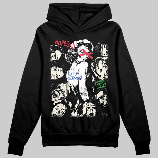 Jordan 11 Retro 285 Atlanta DopeSkill Hoodie Sweatshirt Built Different Graphic Streetwear - Black