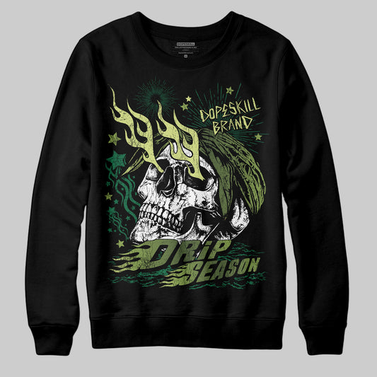 Foamposite Pro 'Pine Green' DopeSkill Sweatshirt Drip Season Graphic Streetwear - black